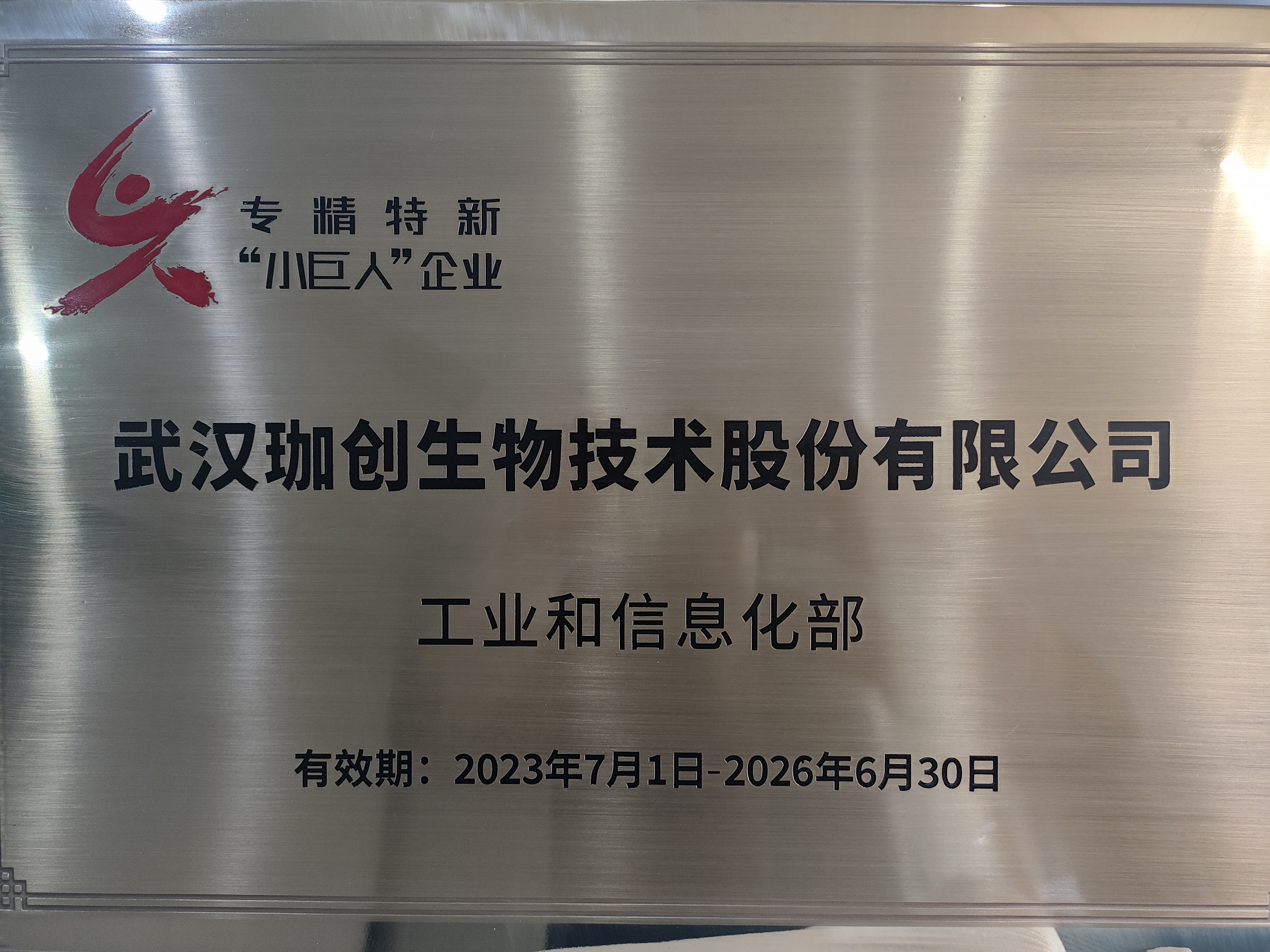 工業(yè)和信息化部專精特新“小巨人”企業(yè)